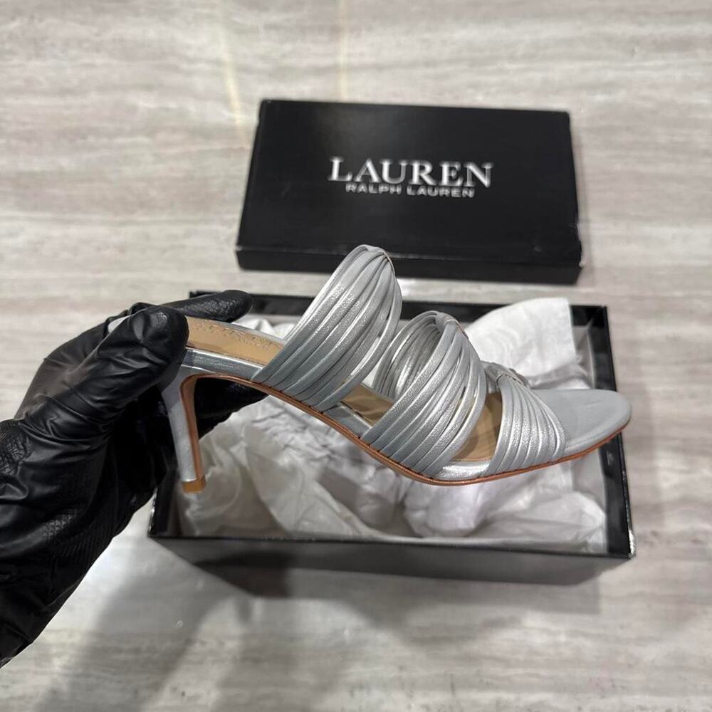Ralph lauren mckayla strappy metallic